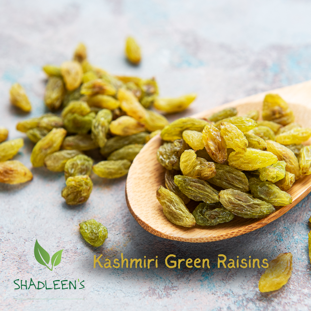 Kashmiri Green Raisins Without Seeds