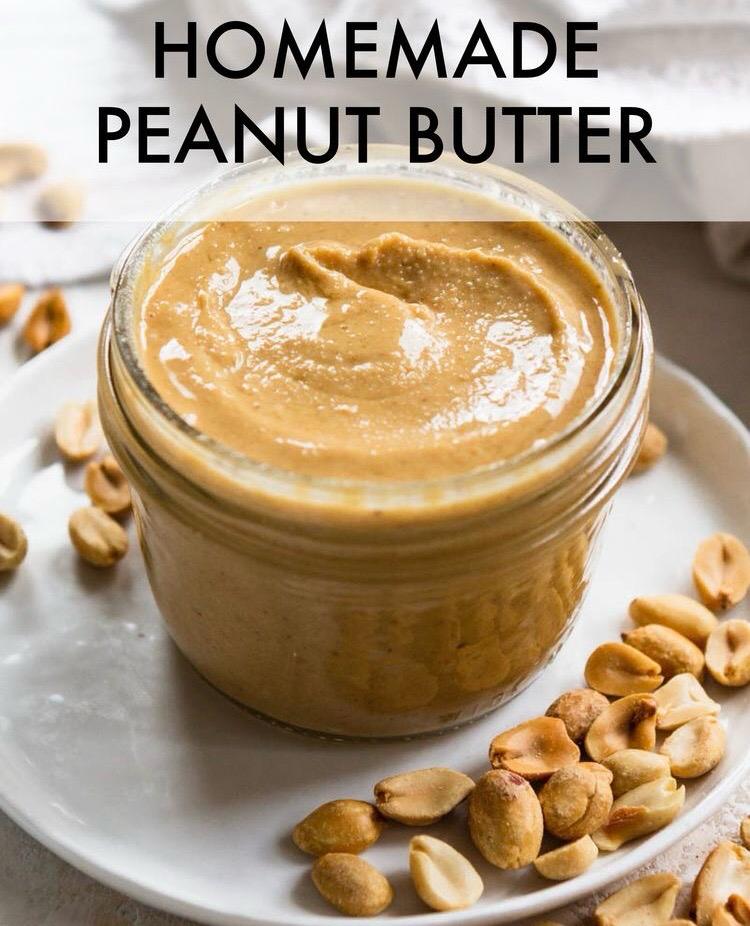 Sugar FREE Homemade Peanut Butter (Sweetened)