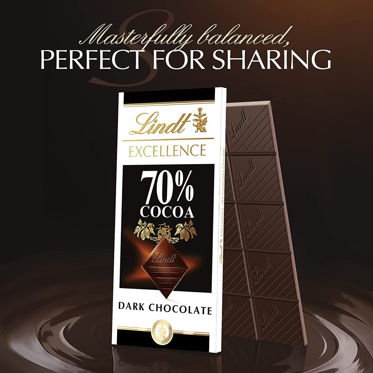 Lindt Excellence Dark 70% Bar 100g