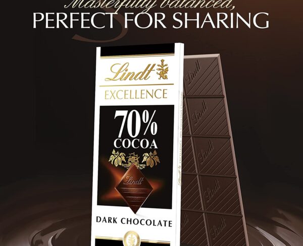 Lindt Excellence Dark 70% Bar 100g